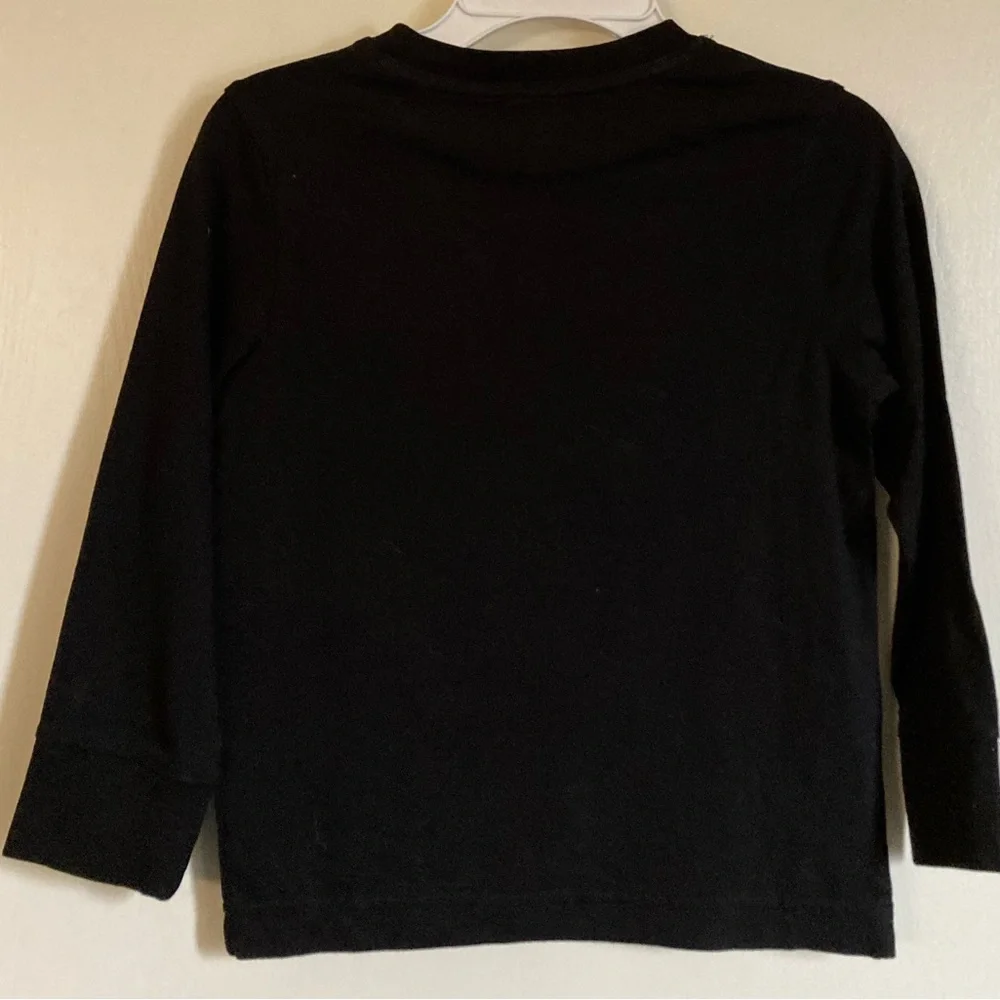*Gymboree New “Spooky 13” Black Long Sleeve Size 5 Shirt C133